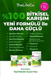 Green Blend - Yeşil Sebzeler Içecek Tozu 120 G ürün fotoğrafı