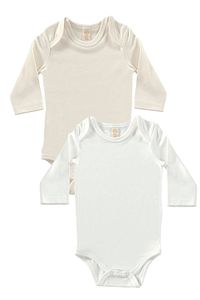 Unisex 4 Parça Uzun Kollu Bebek Bodysuit Seti - Softly Colors ürün fotoğrafı