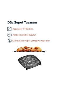 Lacivert Digital Fastfryer (YAĞSIZ FRİTÖZ AİRFRYER) ürün fotoğrafı