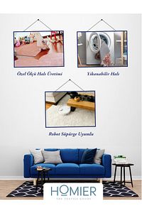 Homier Westa Kalitesi Yıkanabilir Kaymaz Taban Kilim Ve Yolluk H-ot-4066 ürün fotoğrafı