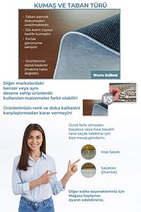 Homier Westa Kalitesi Yıkanabilir Kaymaz Taban Kilim Ve Yolluk H-ot-4066 ürün fotoğrafı