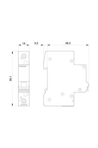 B Tipi Sigorta W Otomat 32a ürün fotoğrafı