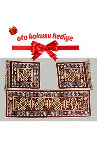 Oto Koltuk Kılıfı (çift Taraflı )yıkanabilir Araba Takımı Kilim (BORDO RENK)fiat,renault,ww,hyundai ürün fotoğrafı