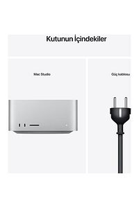 Mac Studio M2 Ultra 24c Cpu 76c Gpu 128 Gb 2 Tb Ssd Mini Pc Z180m2uf71282 ürün fotoğrafı
