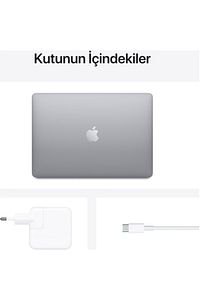 Macbook Air M1 Çip 16 Gb 256 Gb Macos 13.3 Inç Qhd Taşınabilir Bilgisayar Uzay Grisi - Z124m11 ürün fotoğrafı