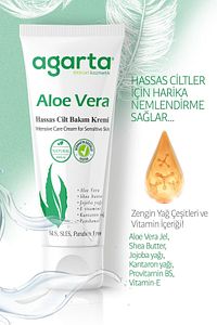 Doğal Aloe Vera Nemlendirici El Ve Vücut Bakım Kremi 75 ml ürün fotoğrafı