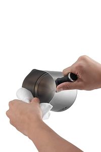 OK0010-K OKKA Minio Pro Çelik Cezveli Türk Kahvesi Makinesi - Krom ürün fotoğrafı