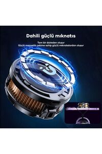 Cx07 Telefon Soğutucu Fan 15w Power Radyatörlü Magsafe Ve Aparatlı Telefon Ve Tablet Soğutucu ürün fotoğrafı