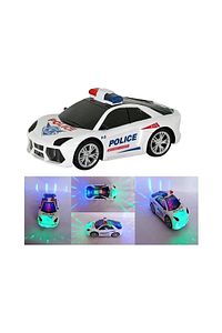 Işıklı Müzikli Polis Arabası - Çarp Dön Pilli Polis Arabası - Işıklı Sesli Oyuncak Araba ürün fotoğrafı