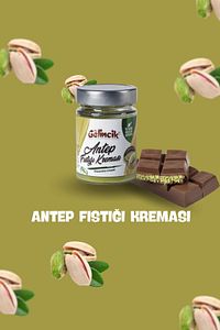 Kahvaltılık Sürülebilir Doğal Katkısız 320gr Özel Üretim Antep Fıstığı Kreması ürün fotoğrafı