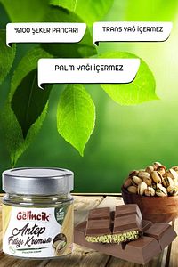 Kahvaltılık Sürülebilir Doğal Katkısız 320gr Özel Üretim Antep Fıstığı Kreması ürün fotoğrafı