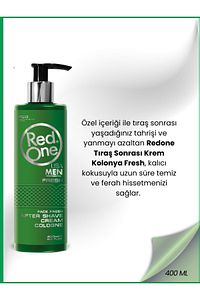 Redone Krem Kolonya Fresh Tıraş Sonrası Balsam Rahatlatır Ve Ferahlatır 400 ml ürün fotoğrafı