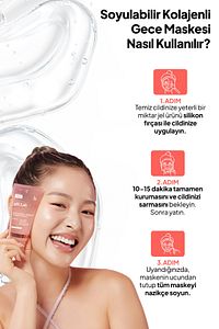 Phlab Collagen Night Soyulabilen Kolajen Gece Maskesi, Soyulabilir Kolejen Yüz Maskesi ürün fotoğrafı