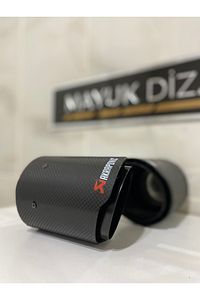 Tekli 90 Mm 1 Adet Karbon Egzoz Ucu--mayukdizayn-- ** ürün fotoğrafı