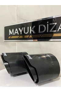 100 Mm Tekli Içi Siyah Tek Çıkış Egzoz Ucu Akrapoviç 1 Adet -- Mayuk Dizayn -- ürün fotoğrafı