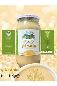Doğal Biofresh Organics Atalık Özberk Çiğ Susam Tahini 1 Kg, Glütensiz, Koruyucusuz, Tam Kepekli ürün fotoğrafı