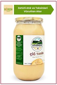 Doğal Biofresh Organics Atalık Özberk Çiğ Susam Tahini 1 Kg, Glütensiz, Koruyucusuz, Tam Kepekli ürün fotoğrafı