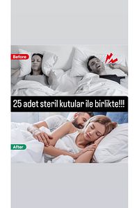 Horlama Önleyici Burun Filesi 25 Adet Burun Içi Silikon Aparat Steril Tasima Kutulu Set ürün fotoğrafı