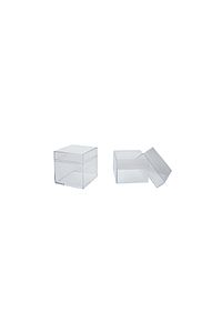 50 Adet 4x4 Cm Özel Tasarım Buble Mum Şeffaf Mika Kutu Nişan Nikah Söz Şekeri Hediye Kutusu ürün fotoğrafı