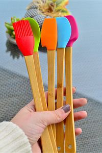 Bella 5 Li Mini Bambu Spatula Seti / Renkli ürün fotoğrafı
