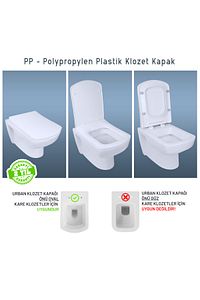 Urban Yavaş Kapanan Klozet Kapağı ürün fotoğrafı
