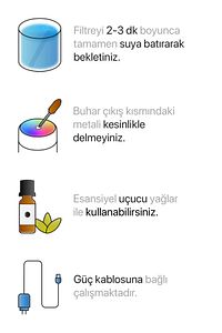 300ml Ultrasonik Hava Nemlendirici Buhar Makinesi Ve Aroma Difüzörü ürün fotoğrafı
