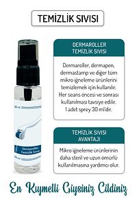 Dermaroller Temizlik Sıvısı Dermapen Dermastamp Dermaroller Için Temizleyici Dezenfekte Sprey 30 ml ürün fotoğrafı