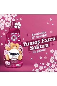 Extra Çamaşır Yumuşatıcı Sakura 1440 ml X4 ürün fotoğrafı