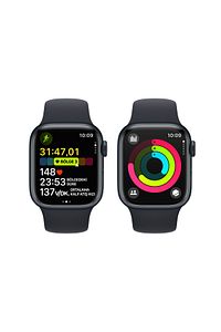 Watch Series 9 Gps 41mm Gece Yarısı Alüminyum Kasa Ve Gece Yarısı Spor Kordon - S/m ürün fotoğrafı