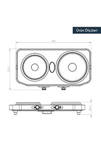 Elektrikli Setüstü Hotplate Ocak Lx-7021 ürün fotoğrafı