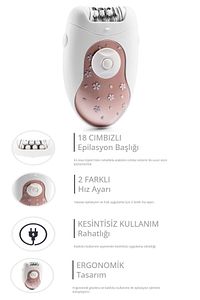 AR5029 Rosy Kablolu Epilatör ürün fotoğrafı