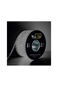 Beyaz 3 Çipli Iç Dış Mekan Silikonlu Şerit Led 220v - Volt Double Pcb 1 Metre Güç Fişi ürün fotoğrafı