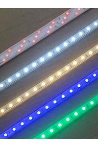 Beyaz 3 Çipli Iç Dış Mekan Silikonlu Şerit Led 220v - Volt Double Pcb 1 Metre Güç Fişi ürün fotoğrafı