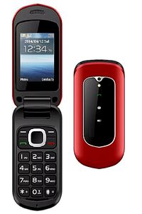 Kapaklı Kırmızı Tuşlu Cep Telefonu ürün fotoğrafı
