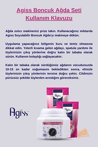 Sir Ağda Makinesi + 2 Adet Hassas Ciltler Için 220 Gr Boncuk Soyulabilir Inci El Ağda 5 Spatula Seti ürün fotoğrafı