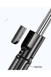 S03 Led Işıklı Tripod Bluetooth Kumandalı Üçü Birarada Selfie Çubuğu Monopod ürün fotoğrafı
