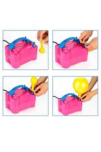 Çift Çıkışlı Elektrikli Balon Şişirme Makinası Şişirme Aparatı Dahil ürün fotoğrafı