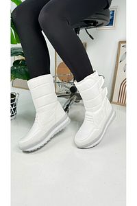 Günlük Unisex Yetişkin Çocuk Beyaz Kar Botu Içi Kürklü Cırt Cırtlı Kaymaz Taban Ayakkabı 802 ürün fotoğrafı