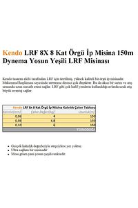 Lrf 8x Fighting 150 Mt Mm Örgü Ip (MOSS GREEN) 0,08 Mm ürün fotoğrafı
