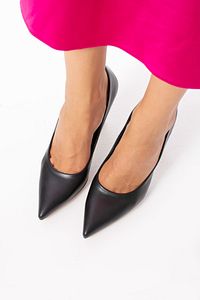 Kadın Topuklu Ayakkabı - Yüksek Topuklu Stiletto Rahat Şık Ve Ince Iş Ayakkabısı Siyah 8.5 cm ürün fotoğrafı