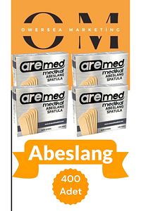 4 Kutu 4x100 Abeslang Dil Basacağı Ağda Spatulası 400 Adet ürün fotoğrafı