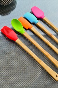 Bella 5 Li Mini Bambu Spatula Seti / Renkli ürün fotoğrafı