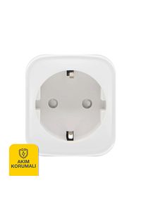 Günsan Wi-fi Kontrollü Akım Korumalı Akıllı Priz 16a Tuya & Smart Life Destekli ürün fotoğrafı
