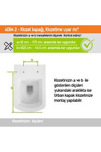 Urban Yavaş Kapanan Klozet Kapağı ürün fotoğrafı