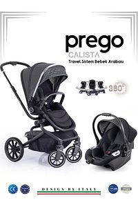 Calista 360 Derece Dönebilen Travel Çift Yönlü Bebek Arabası Puset Hediyeli ürün fotoğrafı