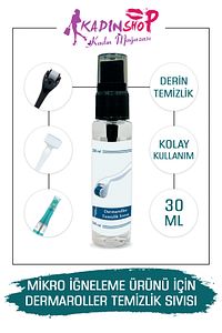 Dermaroller Temizlik Sıvısı Dermapen Dermastamp Dermaroller Için Temizleyici Dezenfekte Sprey 30 ml ürün fotoğrafı