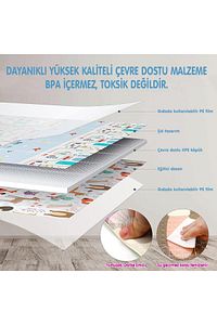 Taşıtlar Sevimli Dostlar Katlanabilir Oyun Halısı (MATI) - Yeni Ölçü - 160x180x1 Cm (TAŞIMA ÇANTALI) ürün fotoğrafı