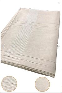 Myslife Colber Çizgili Masa Örtüsü 160*220 Cm Kahve ürün fotoğrafı
