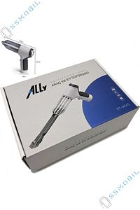 Ally 12000pa Güçlü Emiş Üfleme Özellikli Ev Araç Kablosuz Şarjlı El Süpürgesi 5000mah 120w 2in1 ürün fotoğrafı