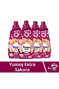 Extra Çamaşır Yumuşatıcı Sakura 1440 ml X4 ürün fotoğrafı